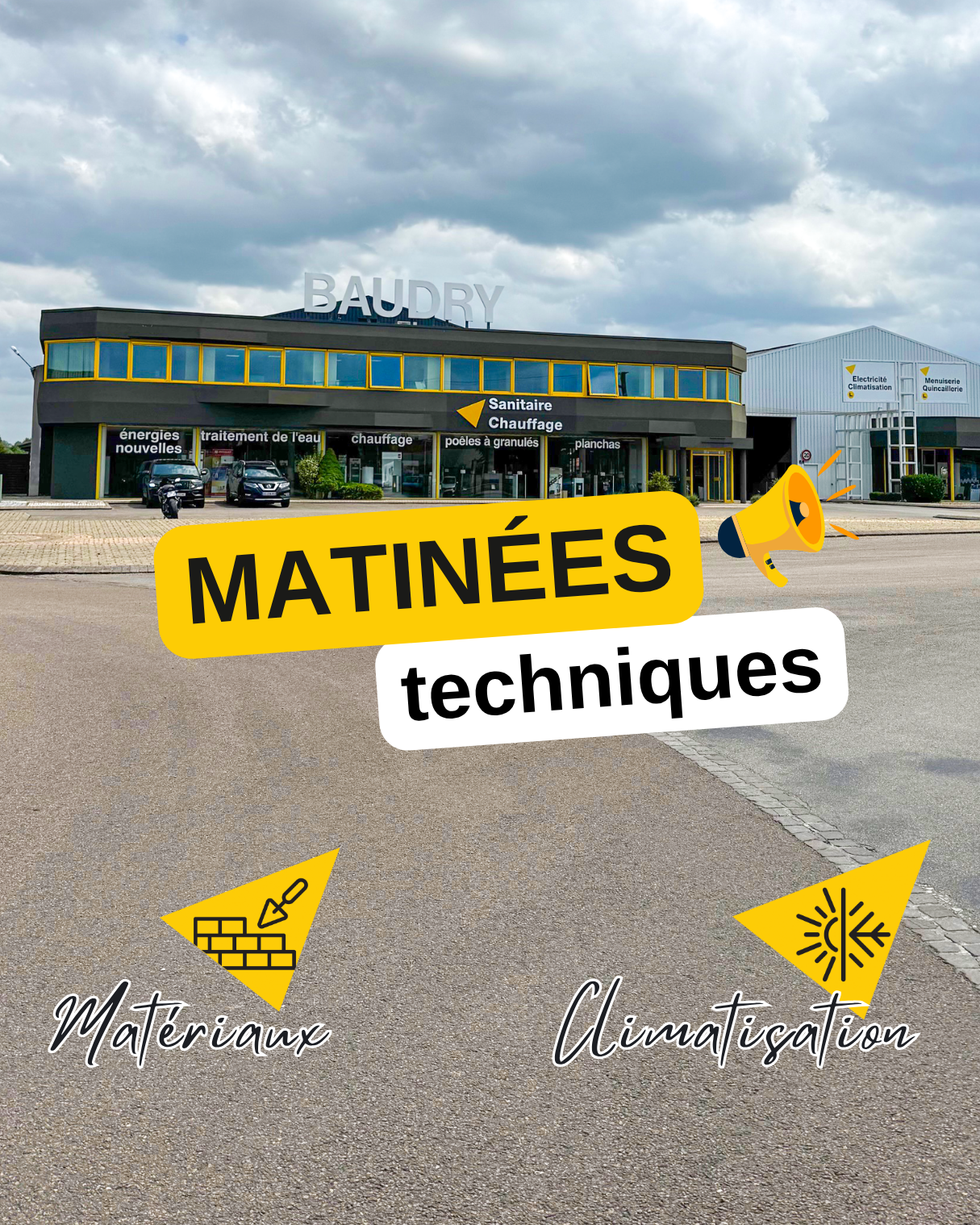MATINÉES TECHNIQUES AUX SERVICES MATÉRIAUX ET CLIMATISATION !