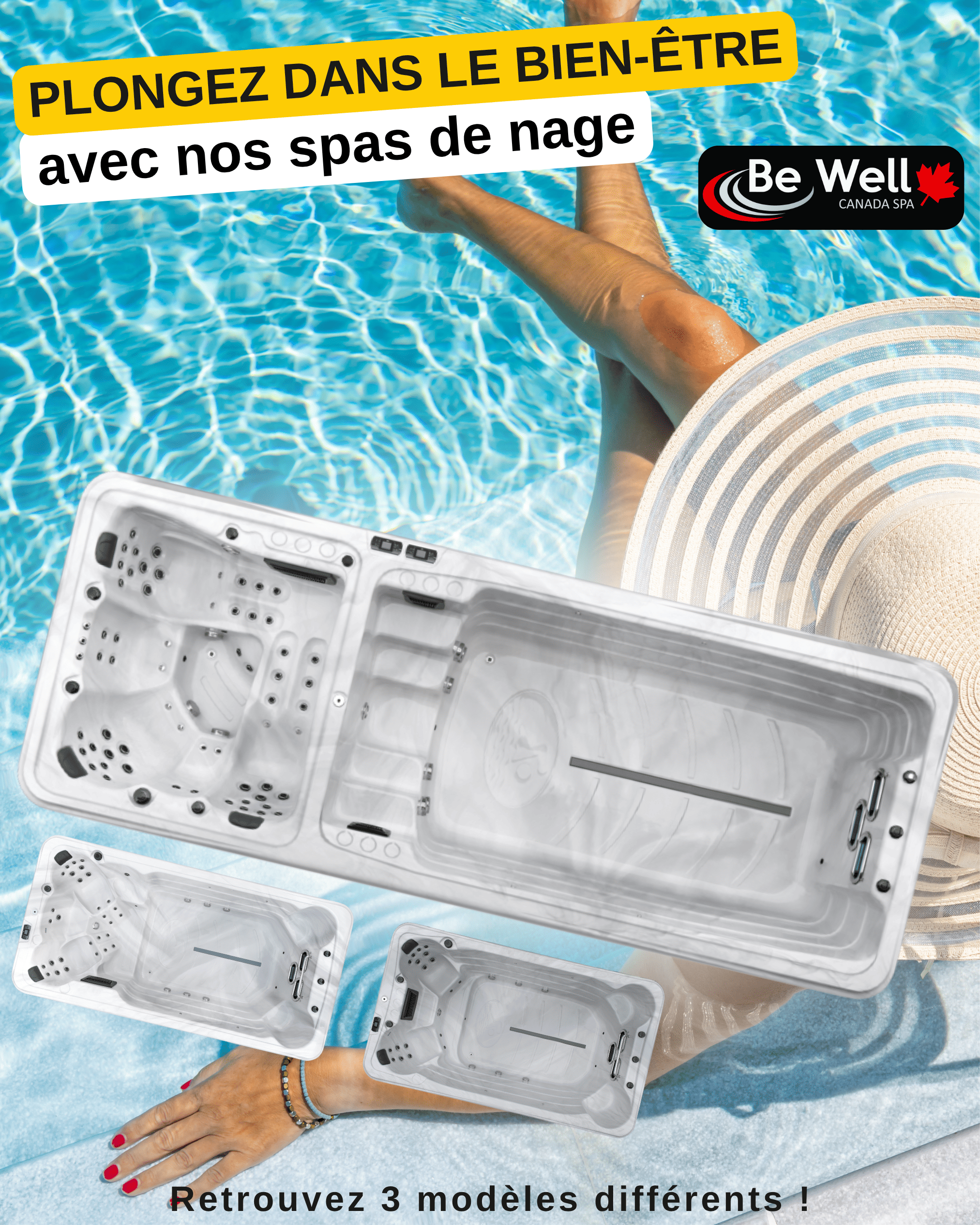 NOS SPAS DE NAGE BEWELL