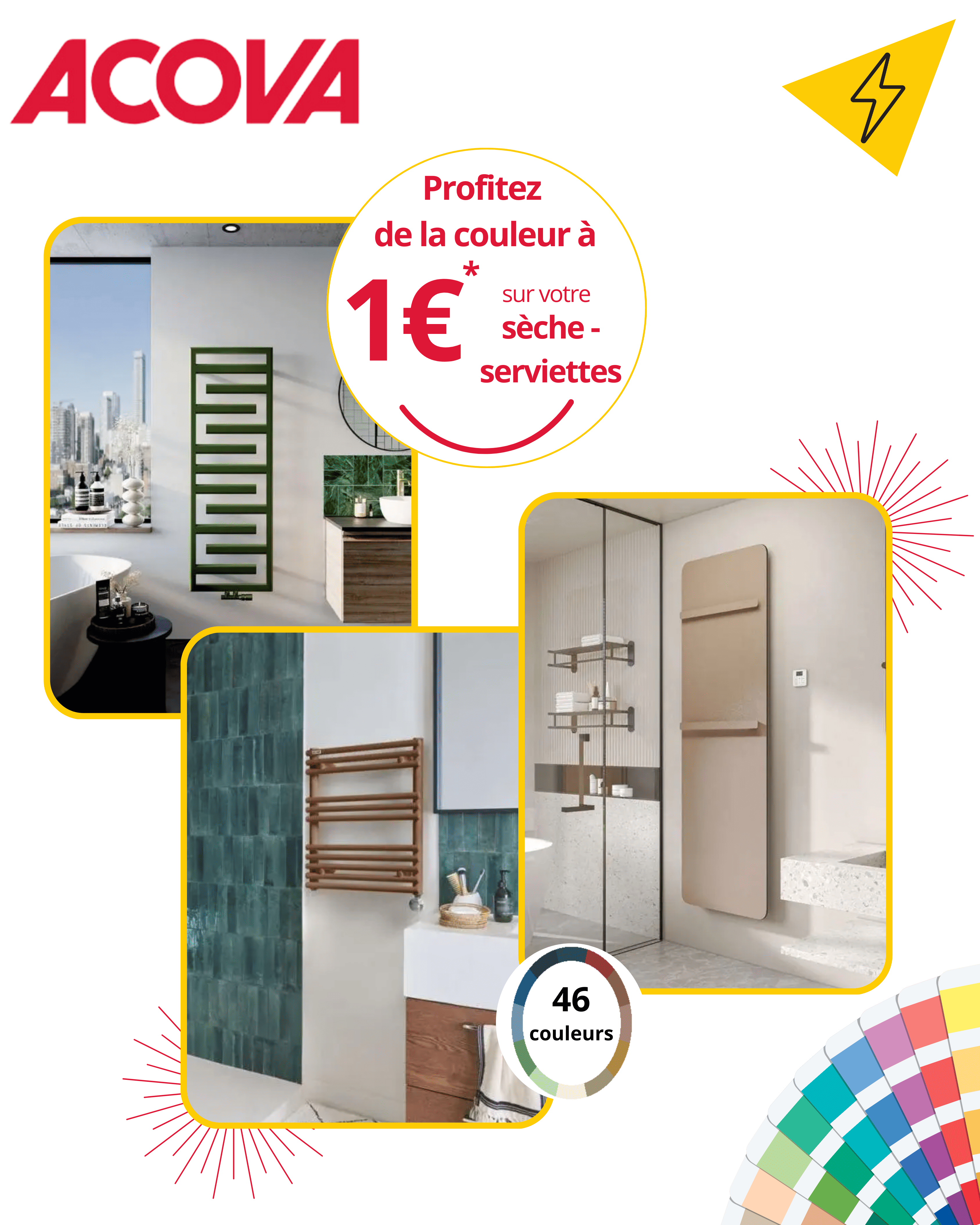 LA COULEUR À 1€ AVEC ACOVA