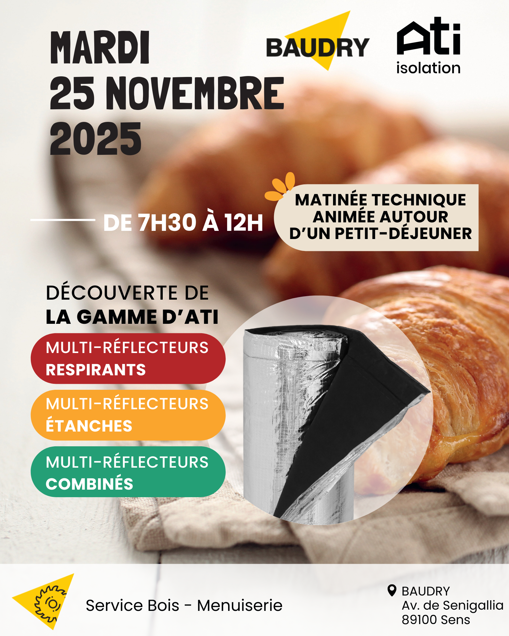 MATINÉE TECHNIQUE ATI AU SERVICE BOIS & MENUISERIE !