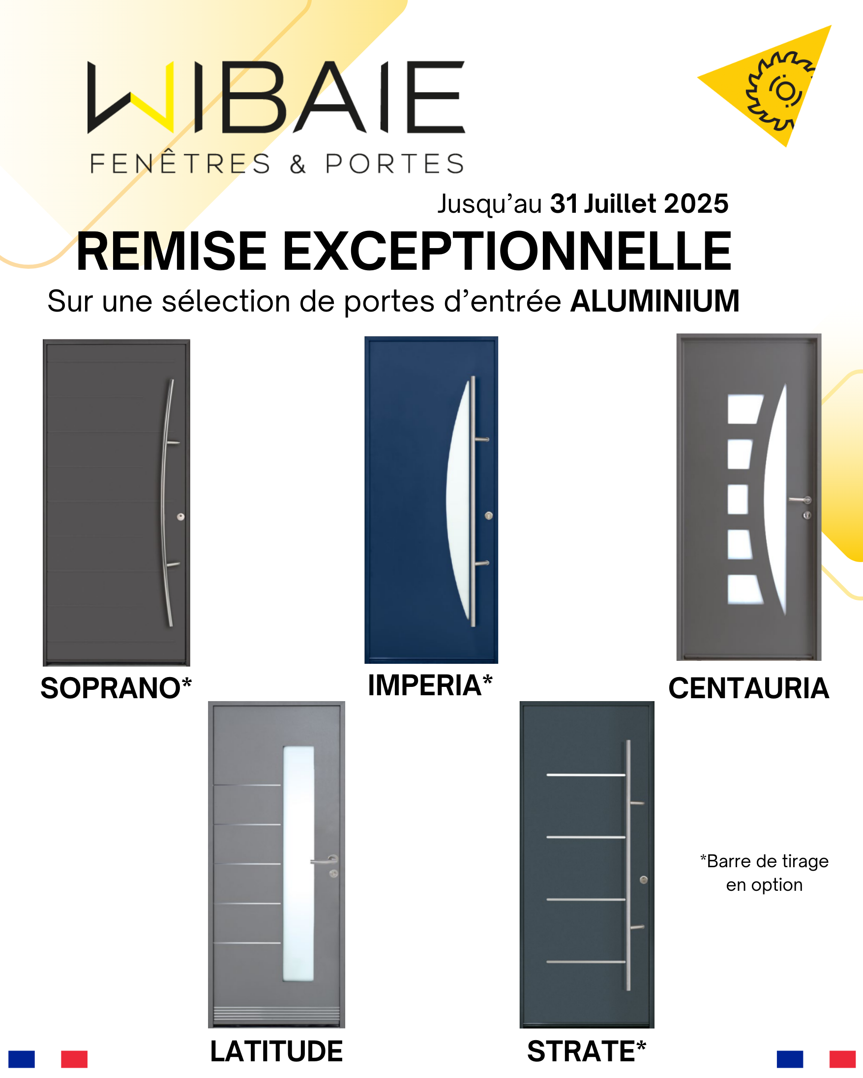 BON PLAN SUR LES PORTES D'ENTRÉE