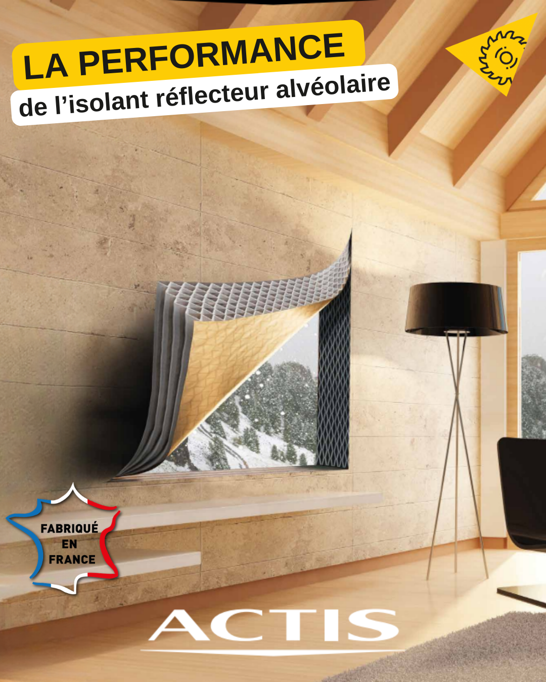 L'ISOLANT RÉFLECTEUR ALVÉOLAIRE