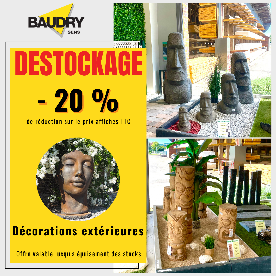 DESTOCKAGE Décorations extérieures