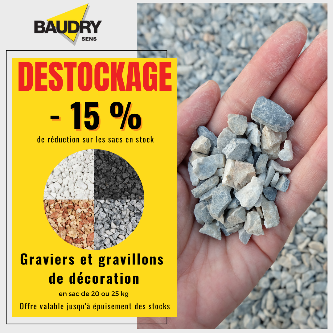 DESTOCKAGE graviers