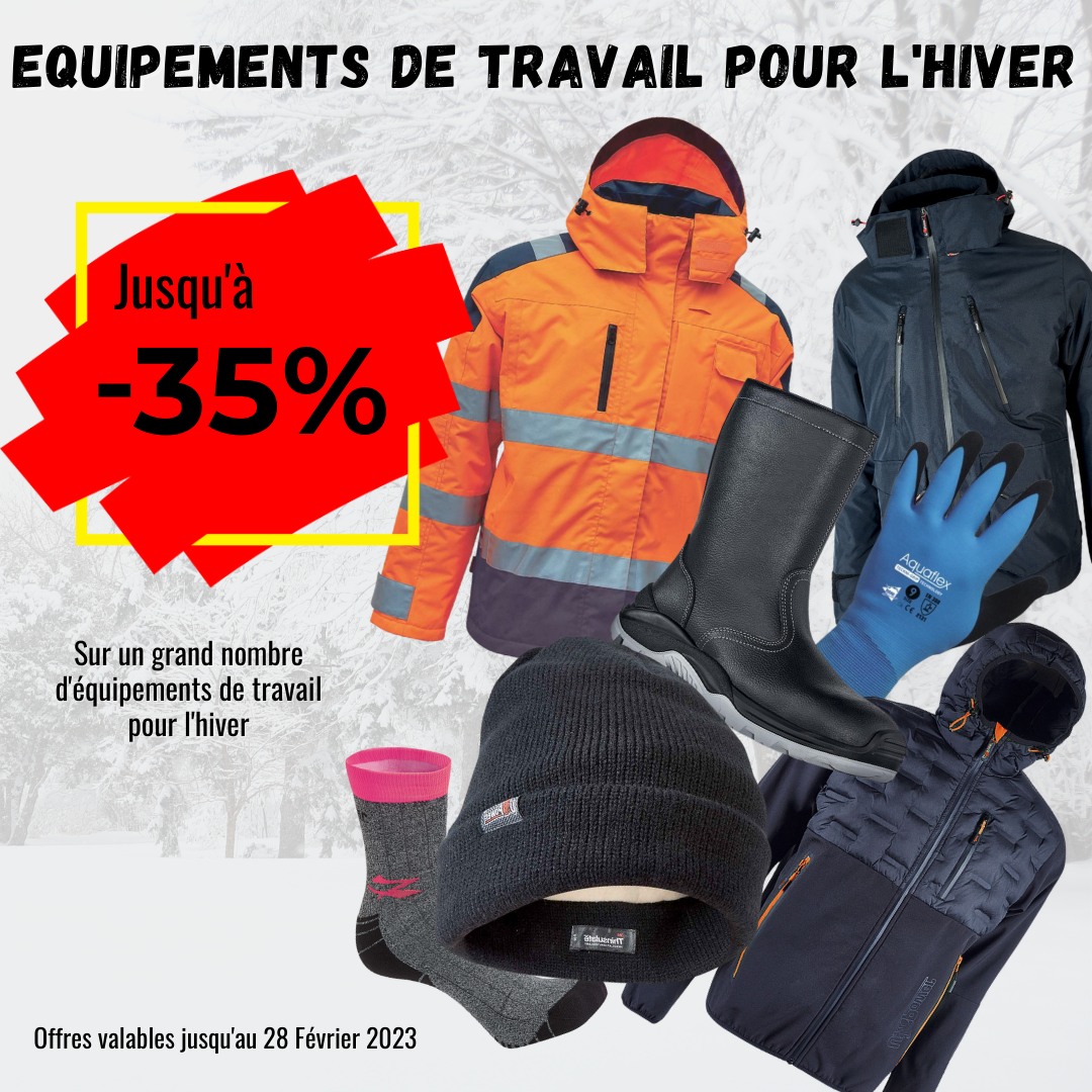 Equipements de travail pour l'hiver