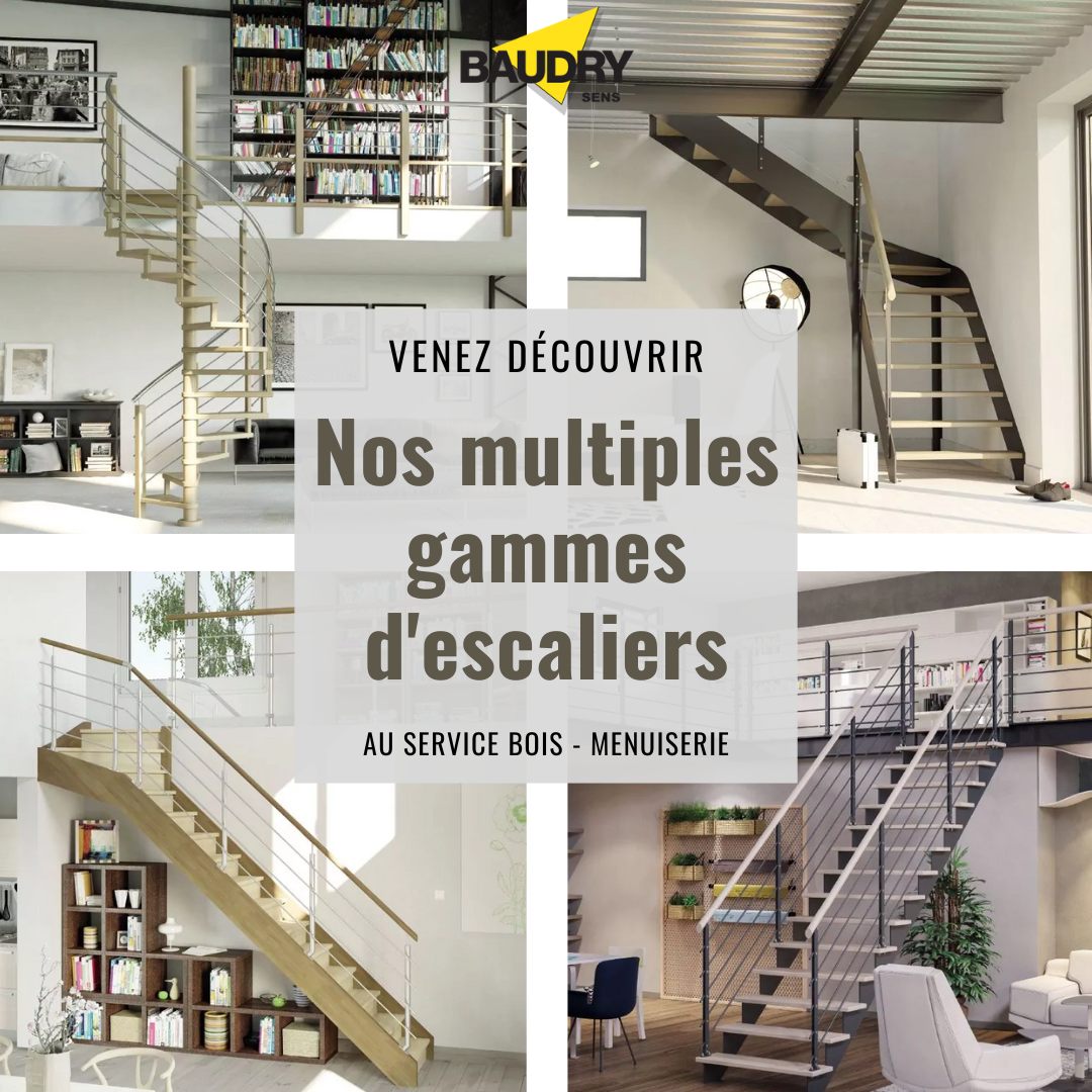 Choisissez l'escalier idéal avec Baudry