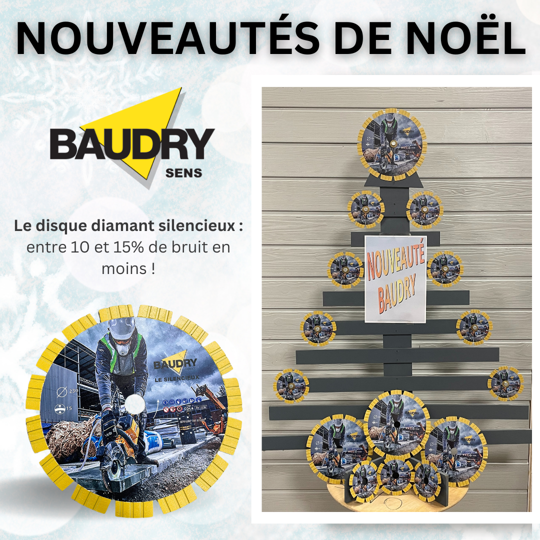 Les disques diamant béton Baudry