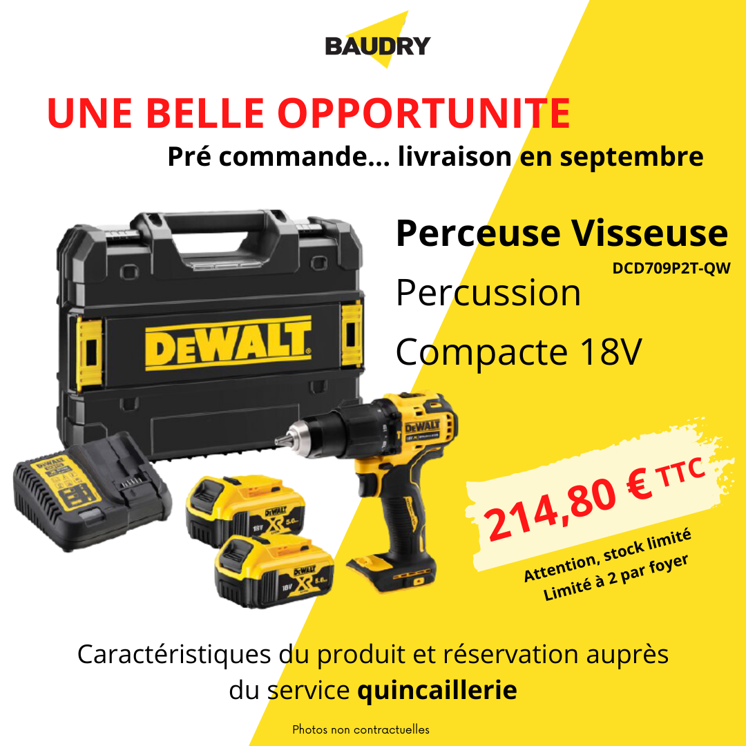 Perceuse Visseuse DEWALT ... à un prix imbattable !