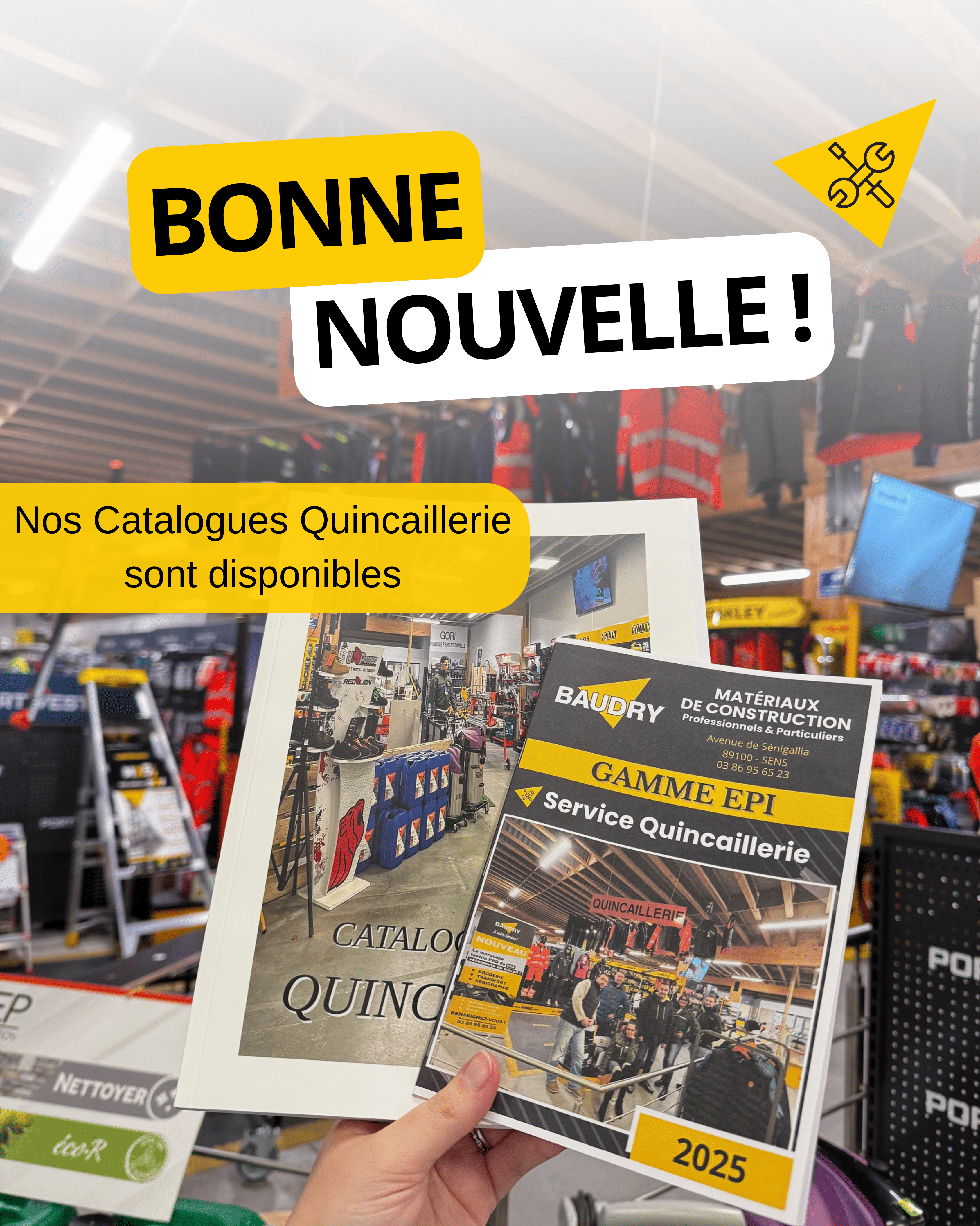 NOS CATALOGUES QUINCAILLERIE