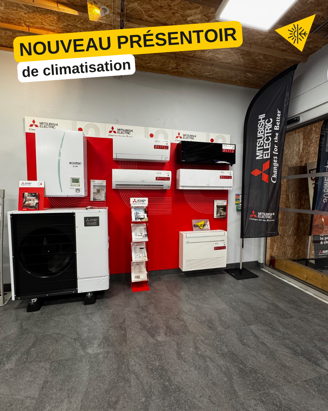 NOUVEAU PRÉSENTOIR DE CLIMATISATION !