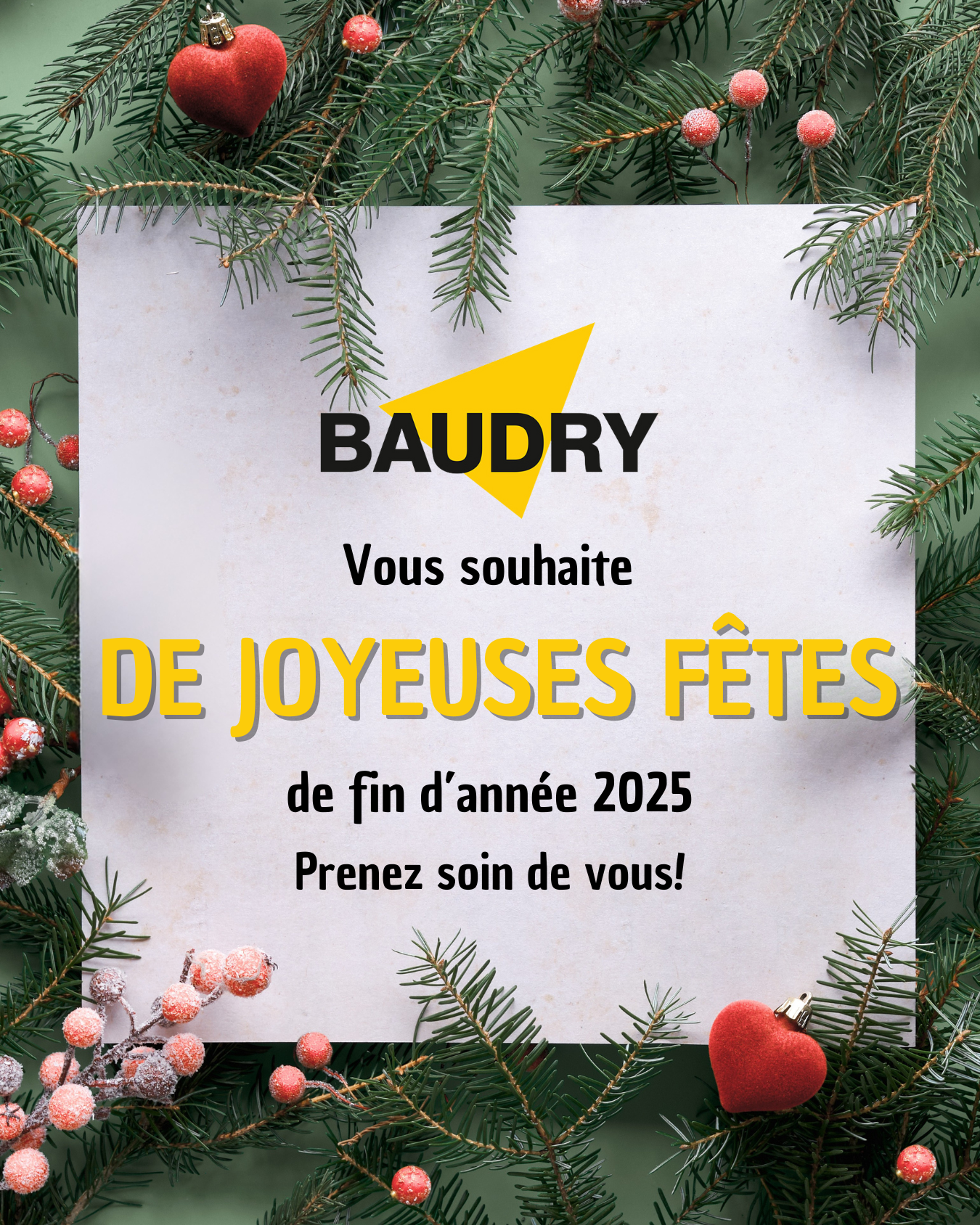 JOYEUSES FÊTES DE FIN D'ANNÉE