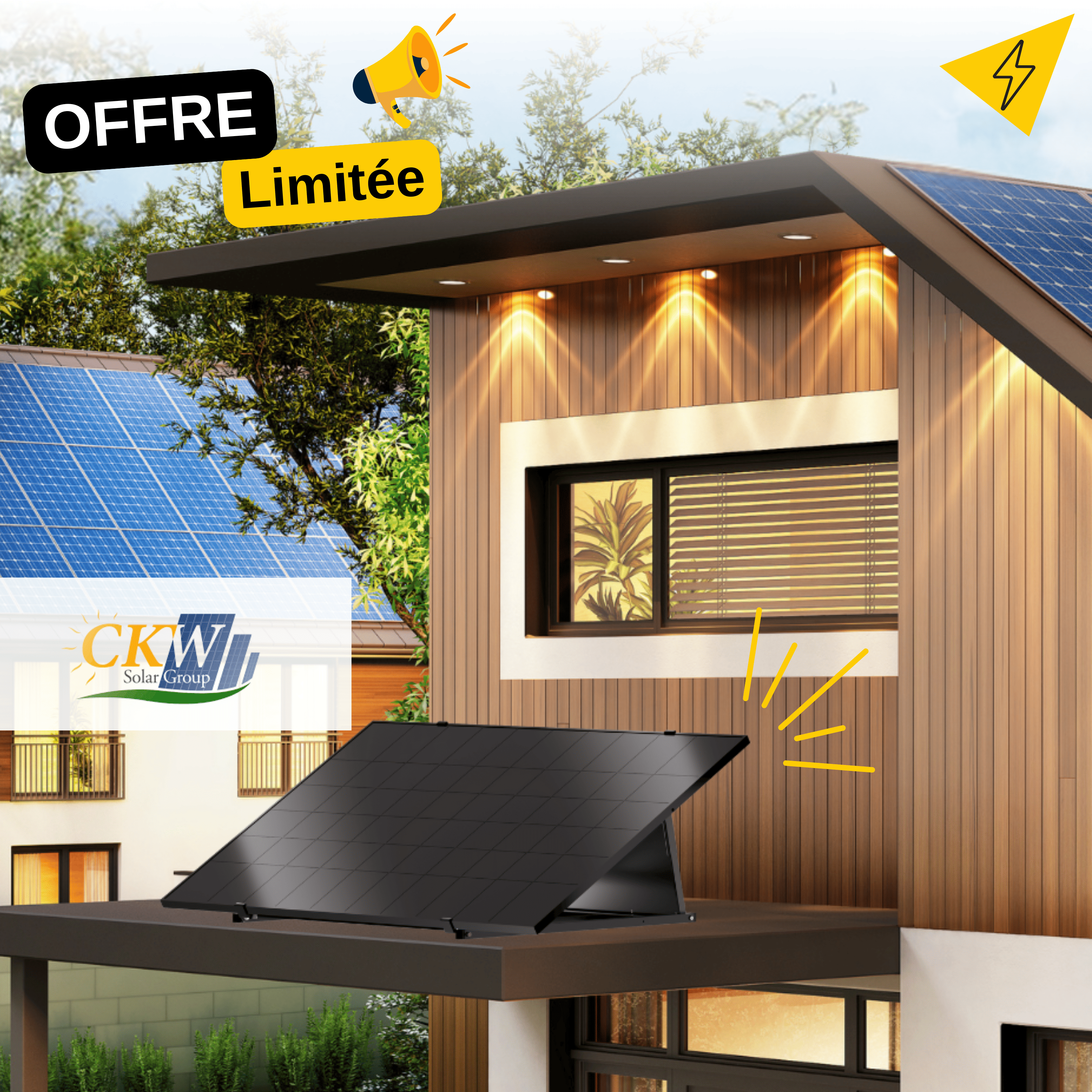 OFFRE SUR LES PANNEAUX SOLAIRE CKW !