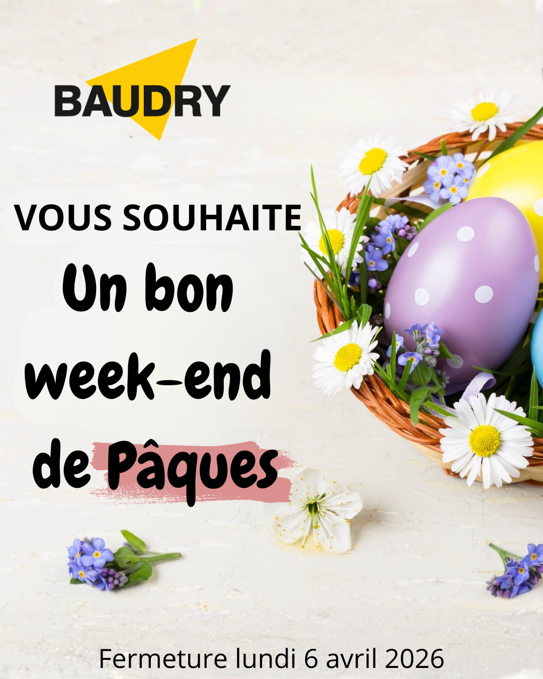 BON WEEK-END DE PÂQUES