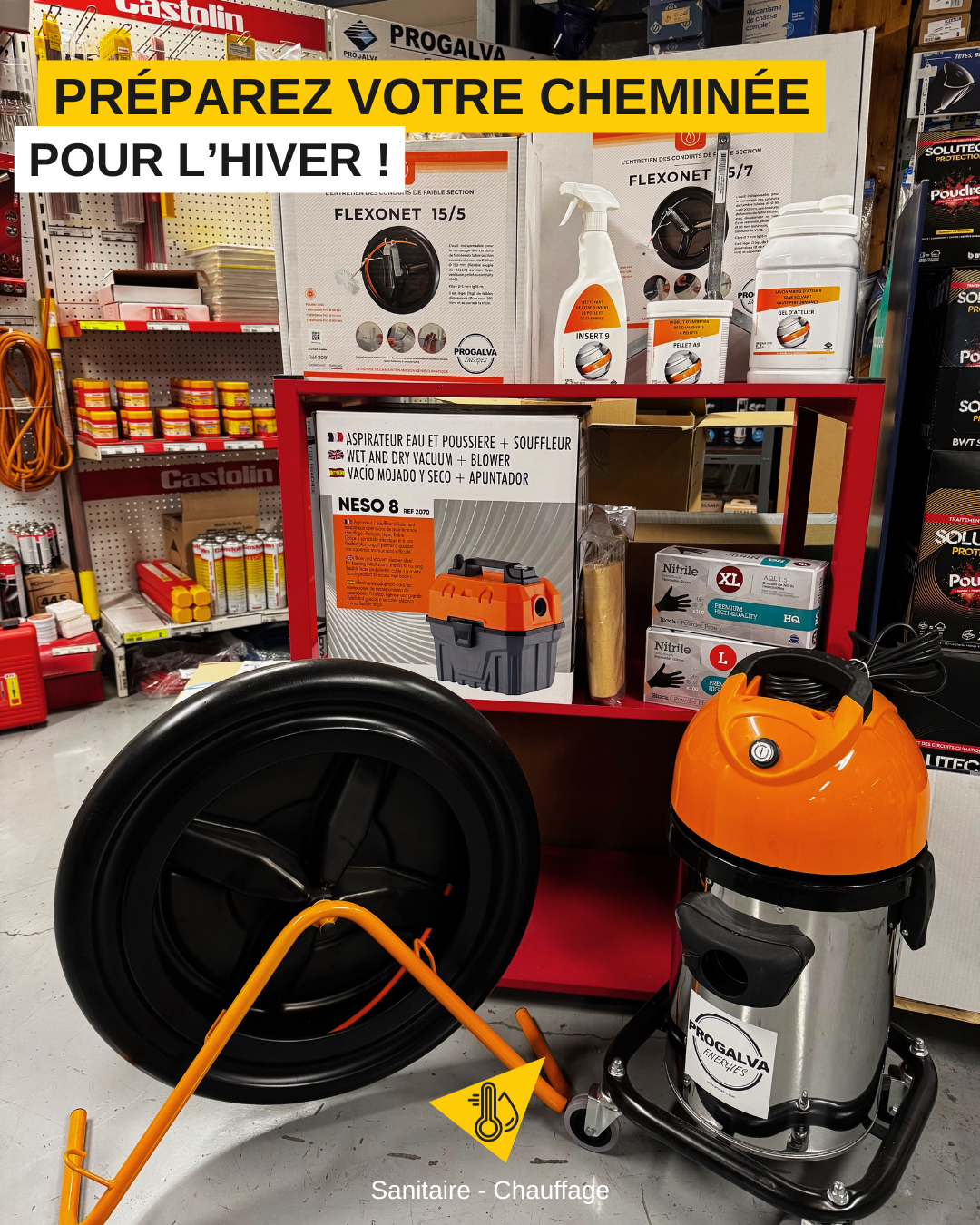 PRÉPAREZ VOTRE CHEMINÉE POUR L'HIVER