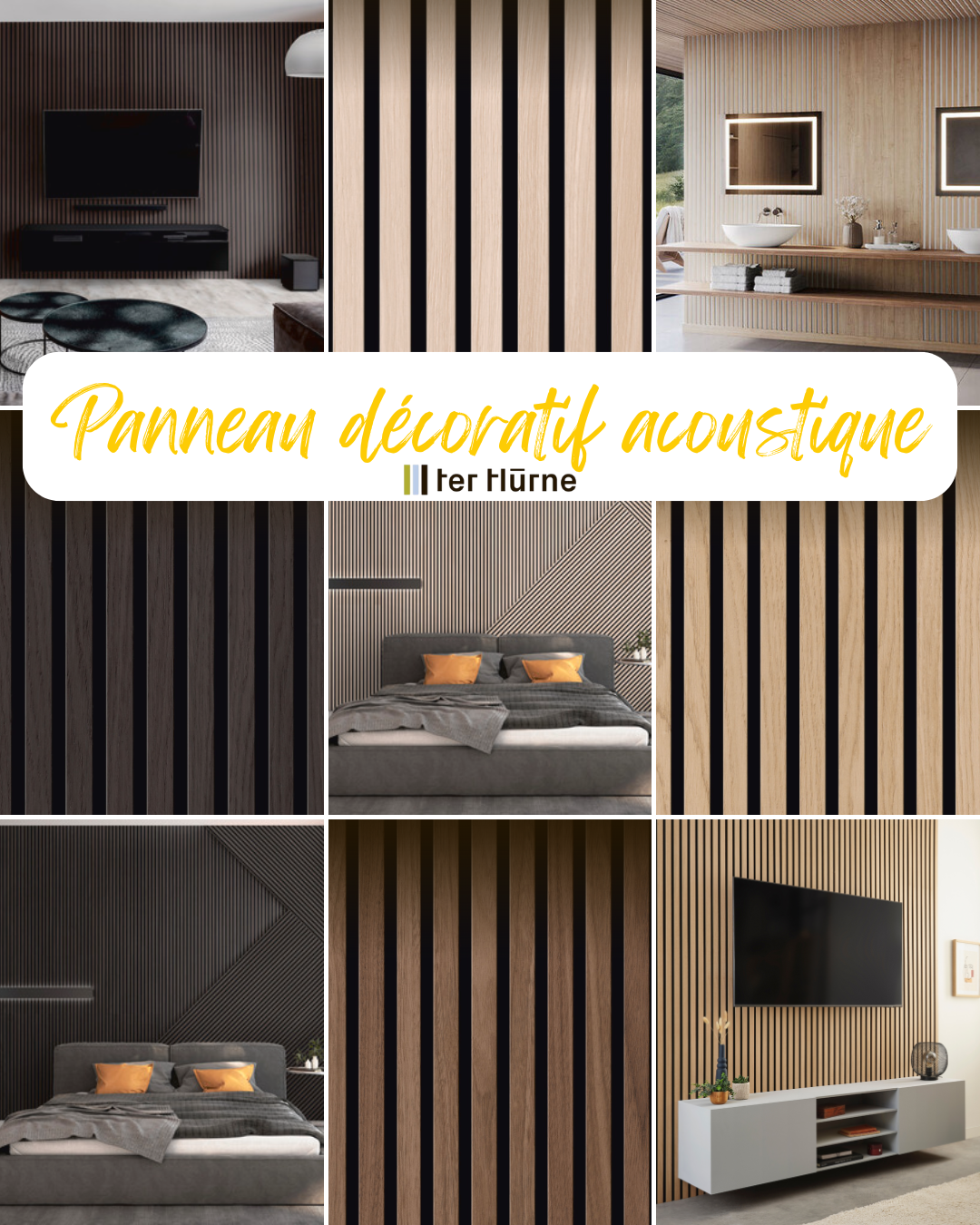 LES PANNEAUX DÉCORATIFS ACOUSTIQUES