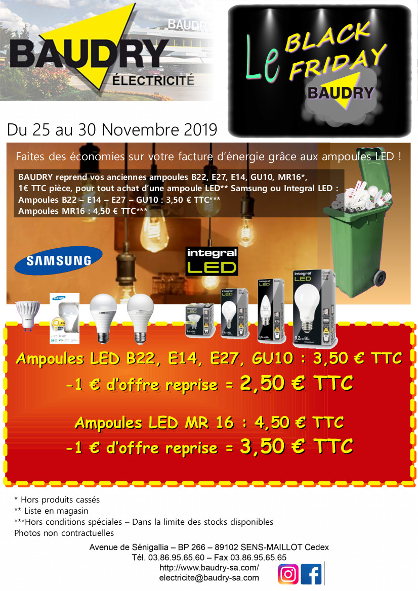 Black Friday Electricité