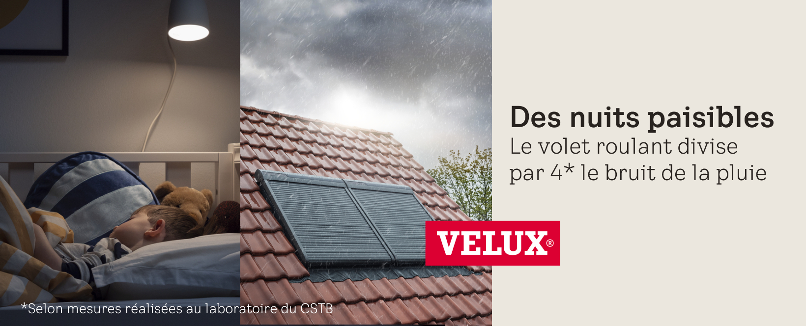 VOLET ROULANT VELUX REDUCTEUR DE BRUIT
