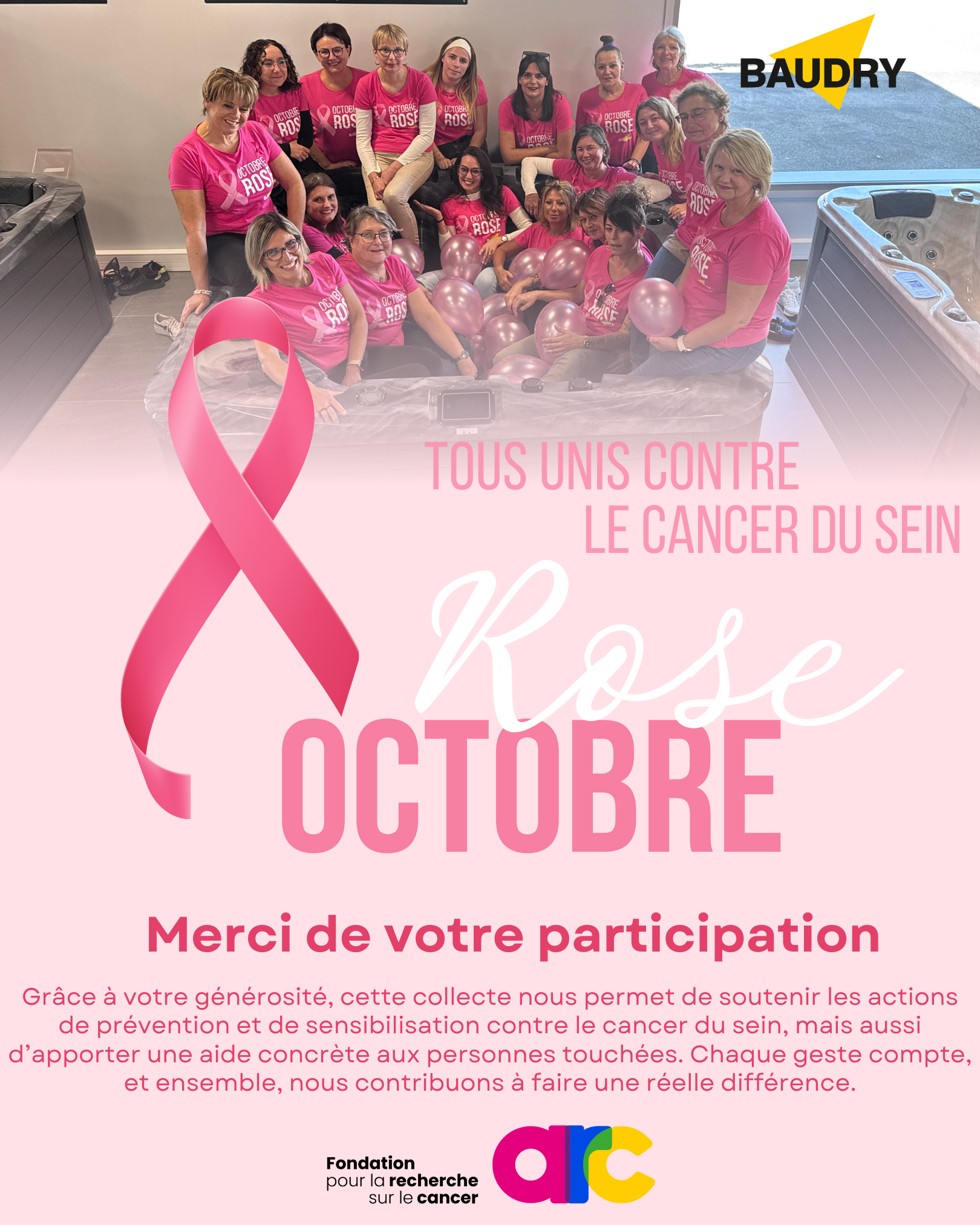 MERCI POUR VOTRE SOLIDARITÉ